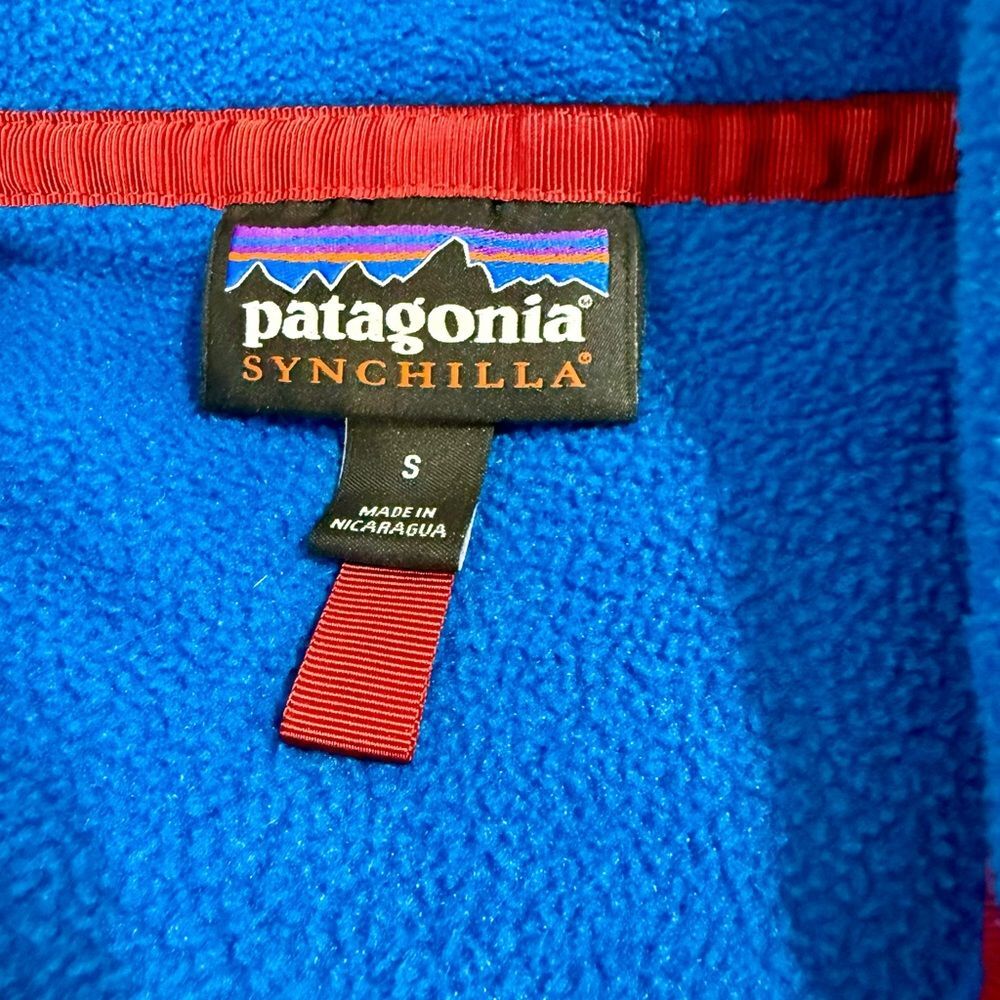 Patagonia Women’s Blue Synchilla T-Snap Fleece | S - Picture 4 of 5